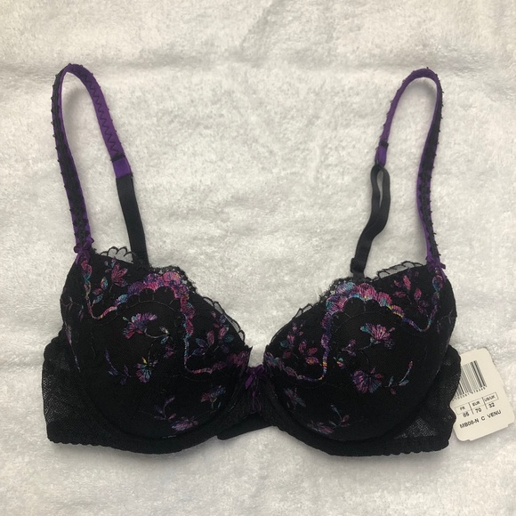 AUBADE Femme Romantique push-up embroidered bra 32C - Picture 3 of 7
